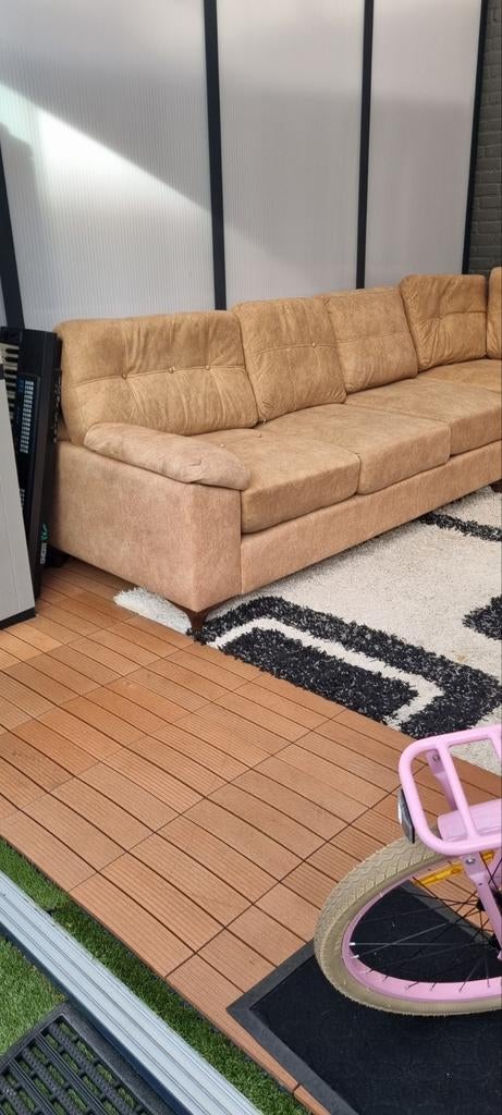 Comfortabele hoekbank, NETTE STAAT 6 PERSOONS, Huis en Inrichting, Banken | Bankstellen, Ophalen, 250 tot 300 cm, 100 tot 125 cm