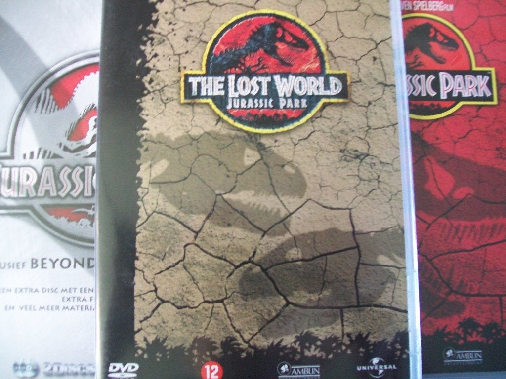 THE JURASSIC PARK TRILOGY 3 dvd BOX in nieuwstaat, Verzenden, Seizoen 1, Zo goed als nieuw, Actie en Avontuur