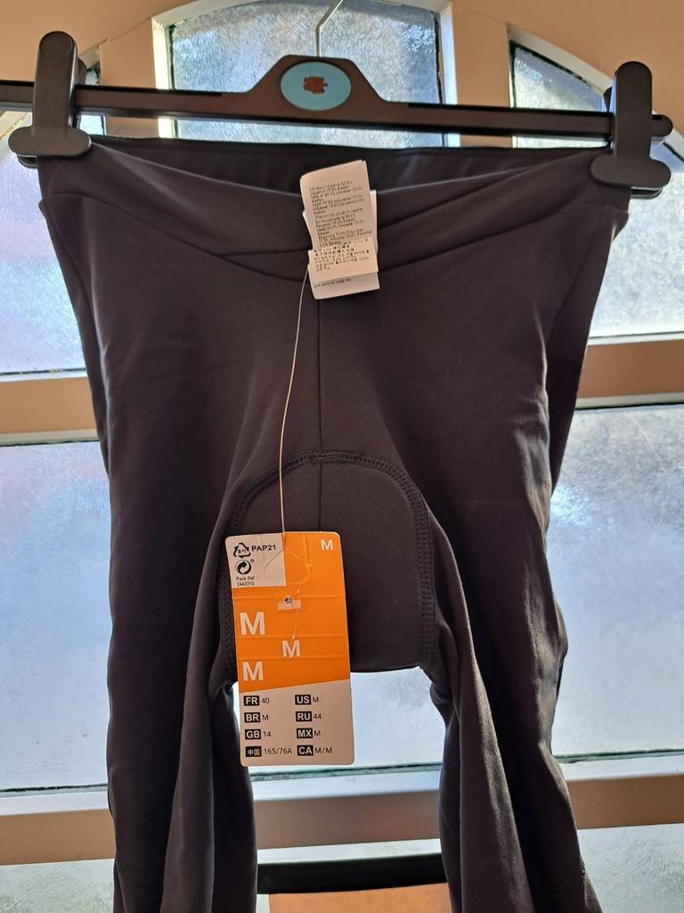 Decathlon Triban dames nieuw fietsbroek maat M, Zwart, Nieuw, Triban, Hardlopen of Fietsen