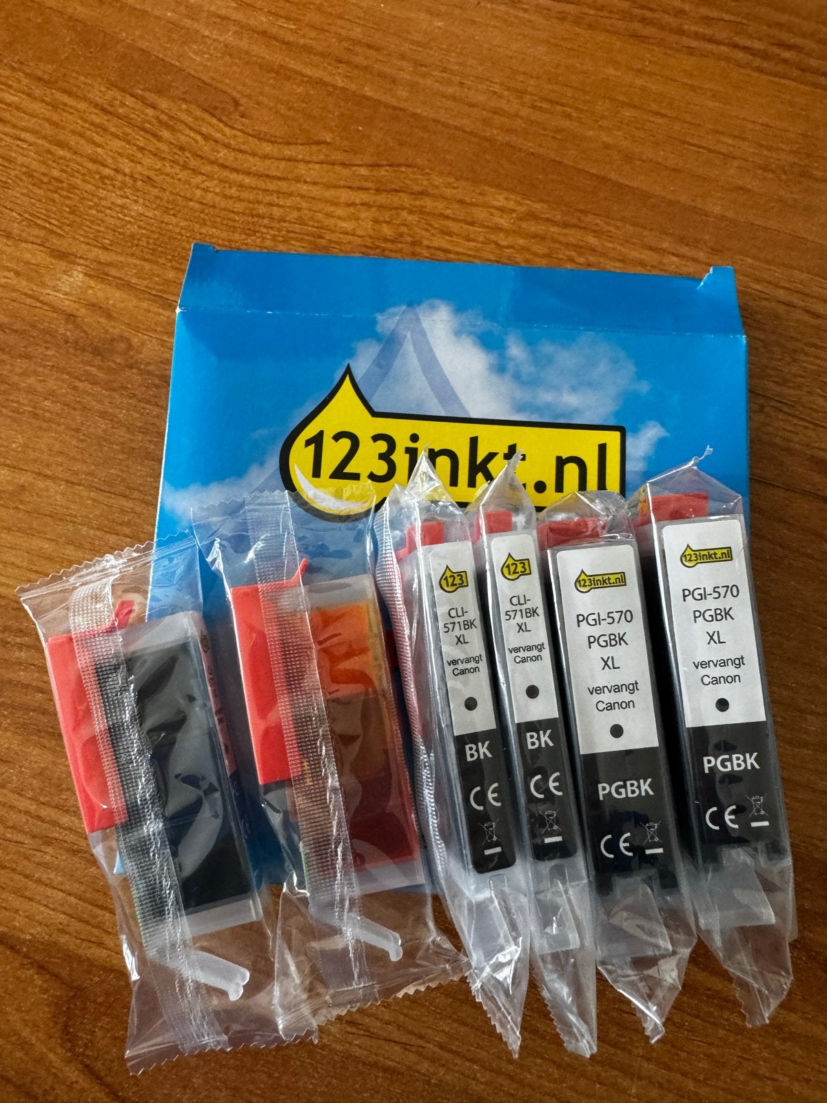 6 Inkt cartridges voor een Canon printer, Ophalen of Verzenden, Nieuw, Cartridge