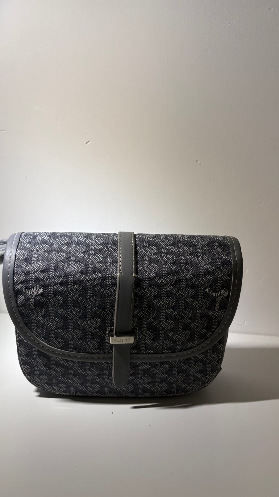 Goyard Belvedere PM Schoudertas, Overige merken, Nieuw, Ophalen of Verzenden, Grijs