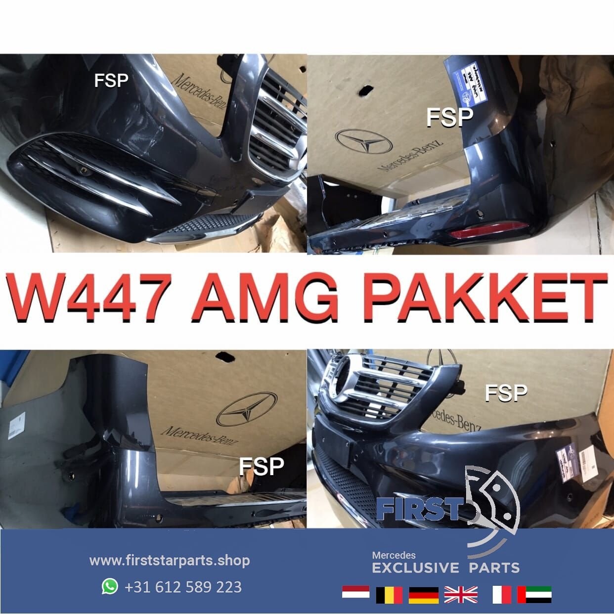 W447 VITO V KLASSE AMG PAKKET origineel Mercedes GRIJS 2020, Auto-onderdelen, Carrosserie en Plaatwerk, Gebruikt, -, Ophalen of Verzenden