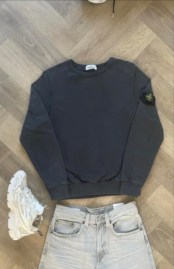 Stone Island Pull - Donkergrijs, Ophalen of Verzenden, Zo goed als nieuw, Maat 46 (S) of kleiner, Zwart