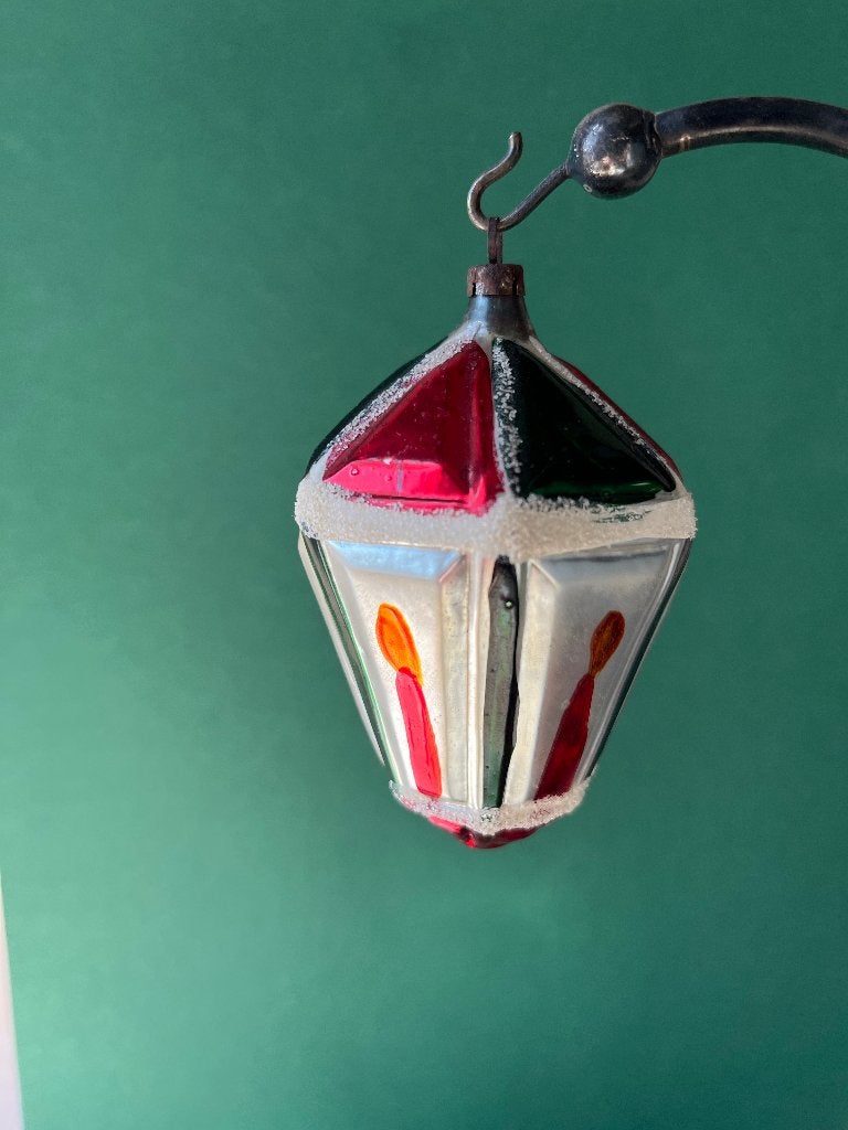 Oude glazen kerstbal (nr 30), Gebruikt, ., Ophalen of Verzenden, .
