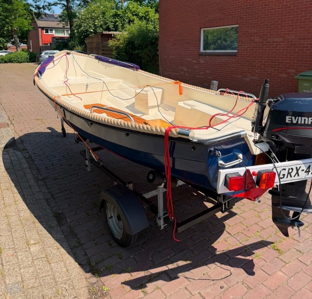 Sloep, Watersport en Boten, Ophalen, Zo goed als nieuw, Buitenboordmotor, Trailer