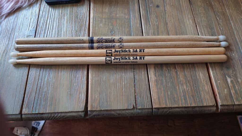 Gratis Drumstokken 2 paar., Muziek en Instrumenten, Ophalen, Gebruikt, Overige merken