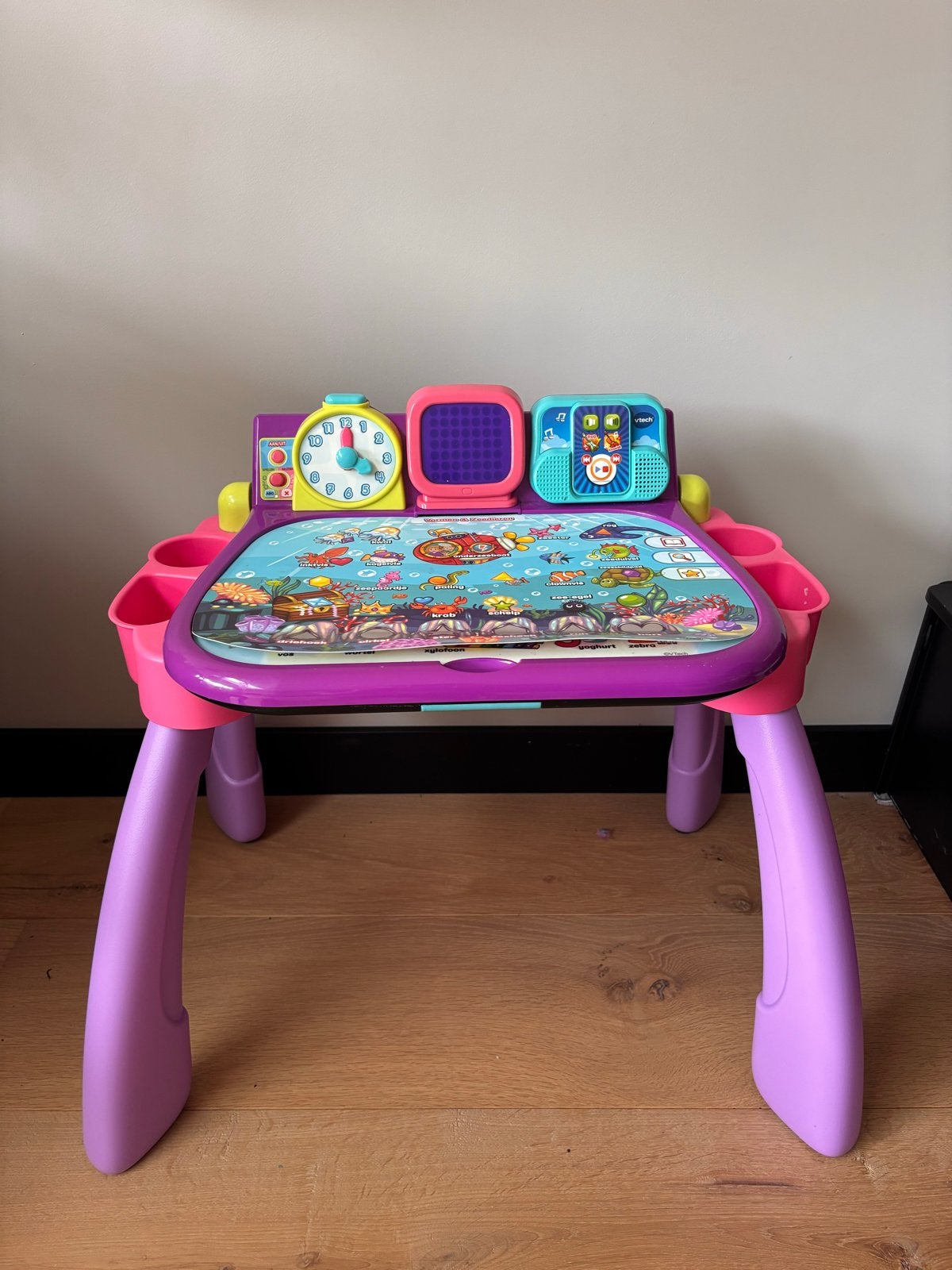 VTech Interactief Bureau met 4 themakaarten, Ophalen, Gebruikt, Overige typen, Met licht