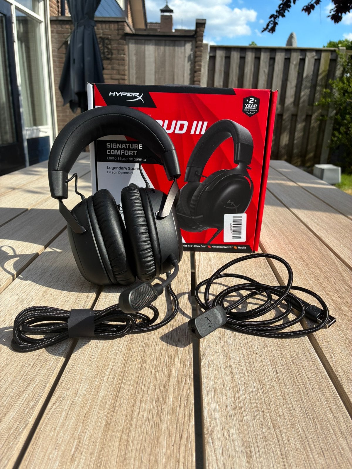 HyperX cloud 3 wired gaming headset (NIEUWSTAAT), Ophalen, Gaming headset, Zo goed als nieuw