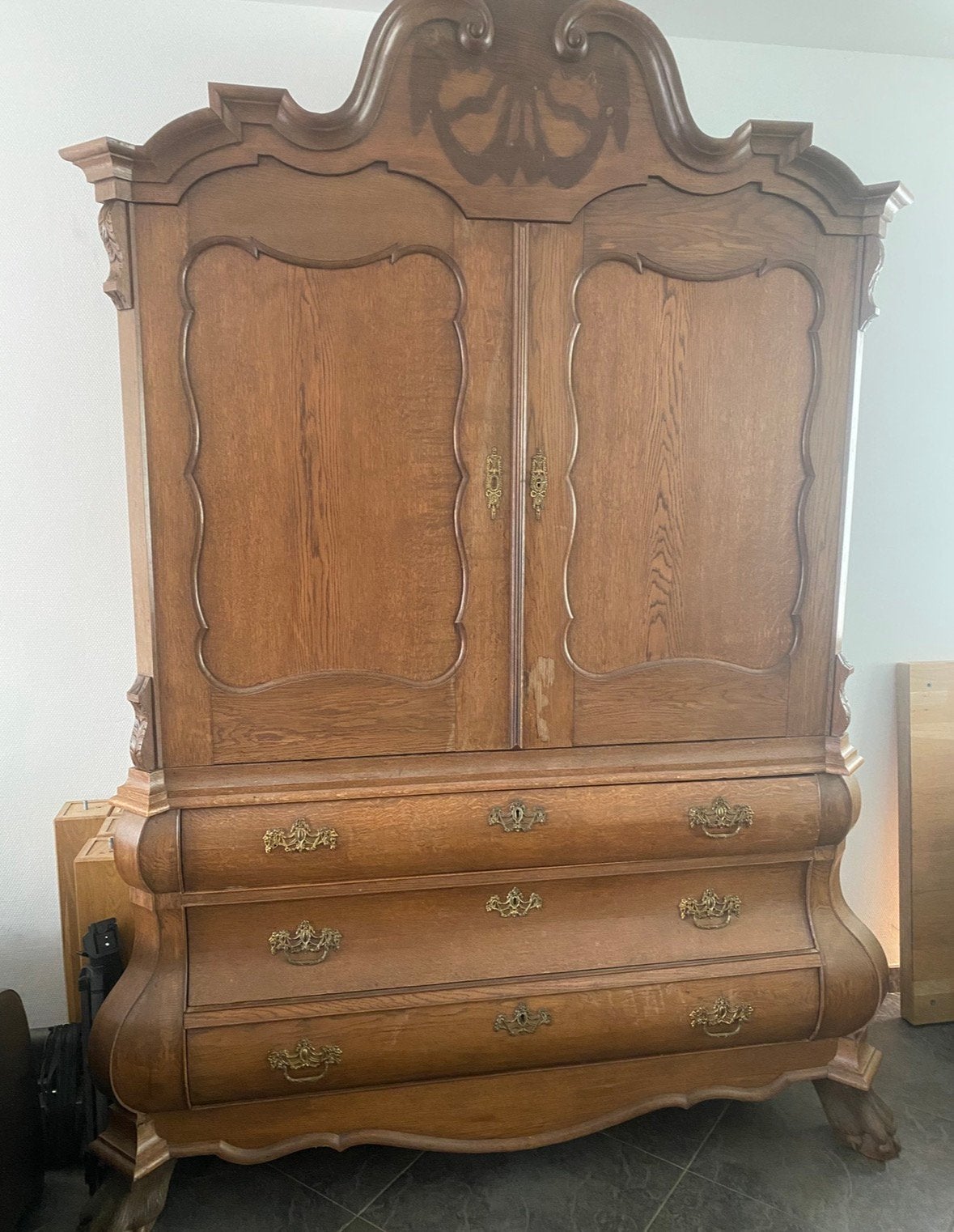 Antieke Eikenhouten / Kabinet uit 1920, Antiek en Kunst, Antiek | Meubels | Kasten, Ophalen