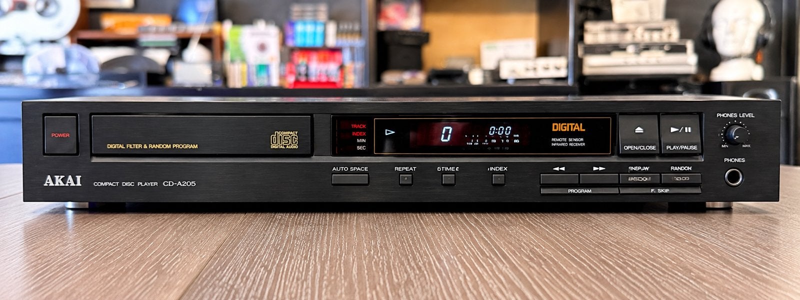 Akai CD-405 • PCM56PJ DAC • serviced • GARANTIE, Audio, Tv en Foto, Overige merken, Refurbished, Ophalen of Verzenden, De kempen 18