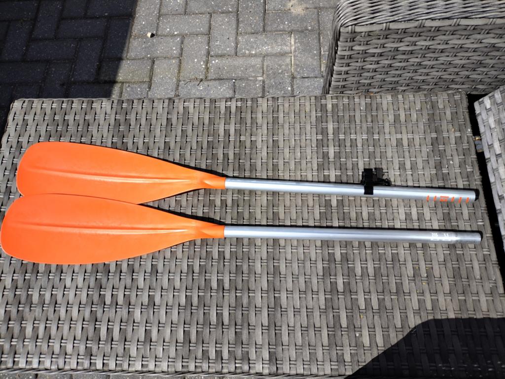 kajakpeddels van het merk Decathlon / Itiwit 4-delig, Ophalen of Verzenden, Nieuw, Dubbelbladige peddel