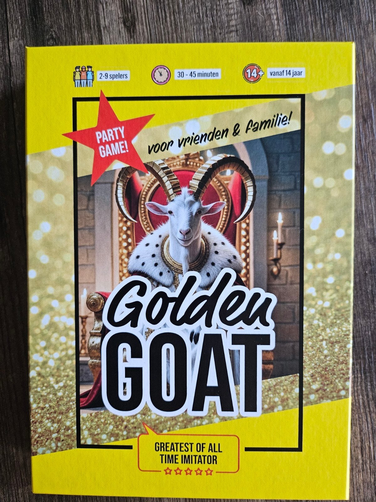 Golden Goat Party Game - Nieuwstaat!, Vijf spelers of meer, Ophalen of Verzenden, Zo goed als nieuw, Golden Goat Games