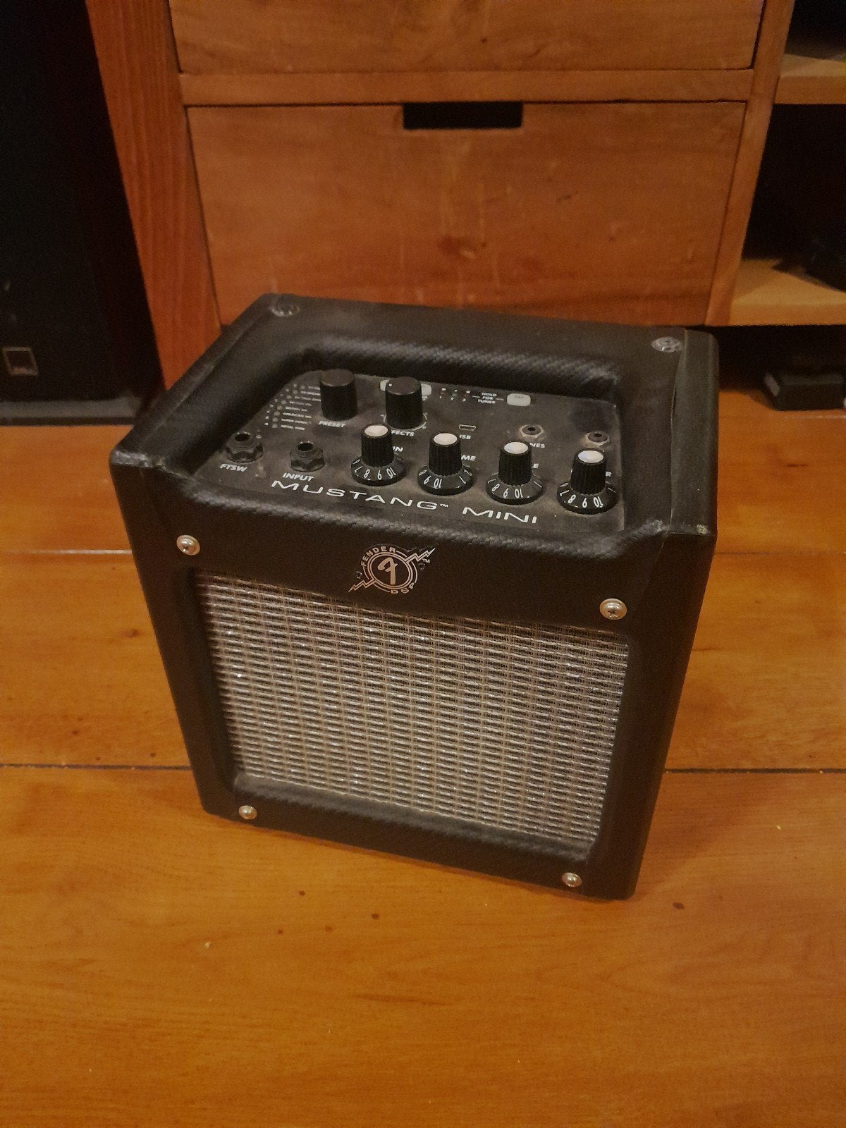 fender mustang mini, Ophalen, Gebruikt, Gitaar, Minder dan 50 watt