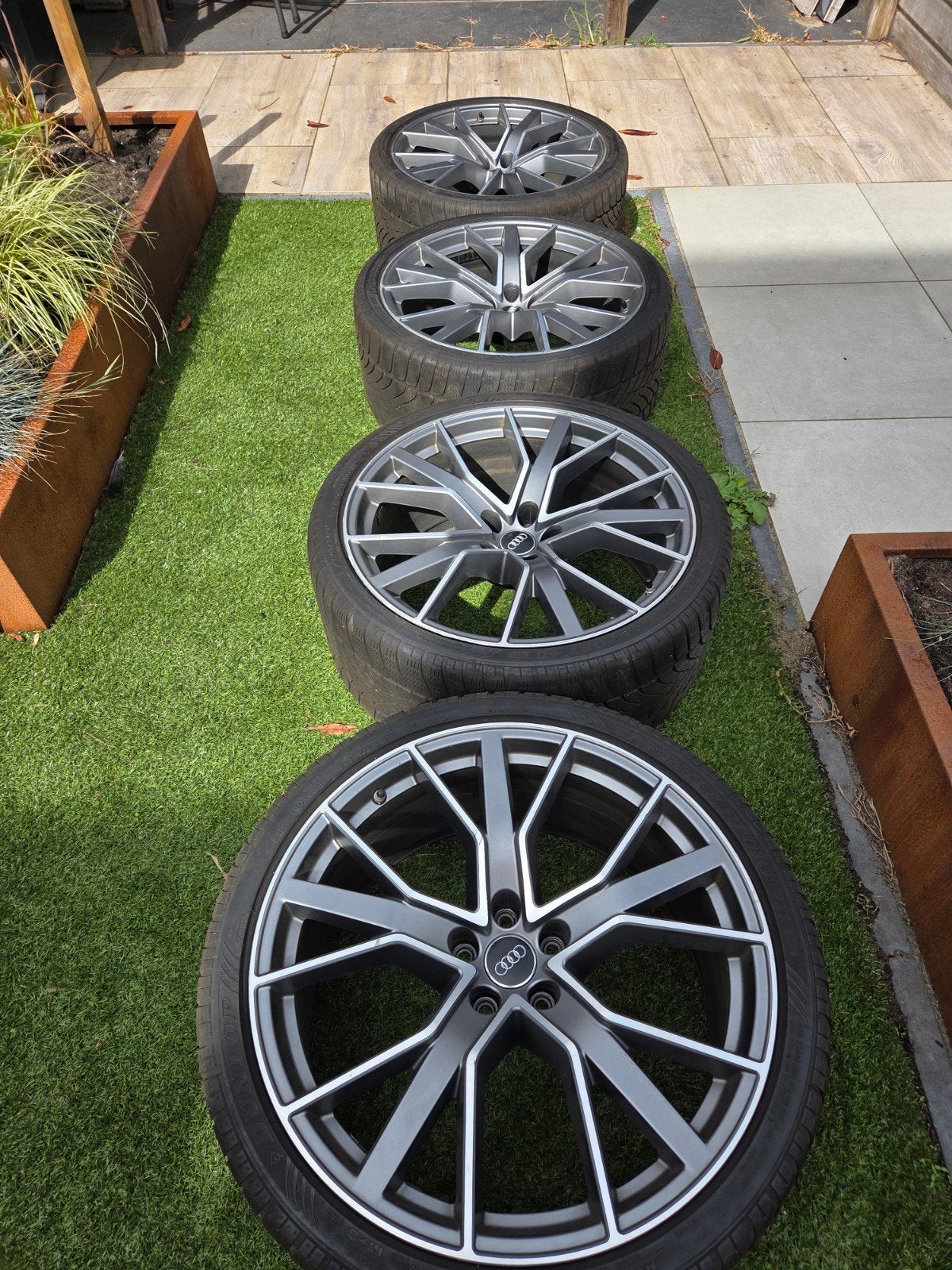4 originele Audi RS6 C7 Performance 21 inch velgen, Ophalen, Gebruikt, Velg(en), 21 inch