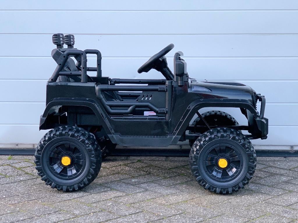 JEEP Mountain King 12v Zwart FM radio, leder, Rubberbanden, Ophalen of Verzenden, Nieuw