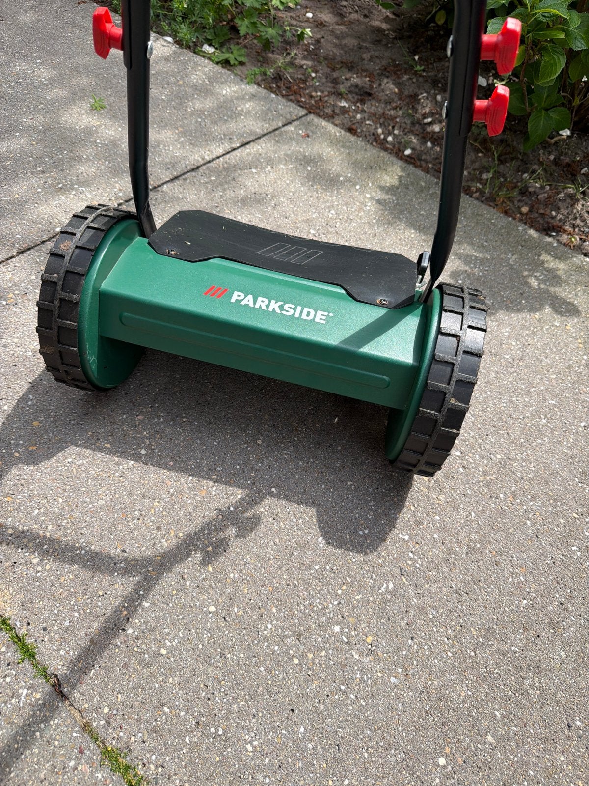 Parkside Hand(kooi)grasmaaier - 30cm - Zo goed als nieuw, Tuin en Terras, Ophalen, Handgrasmaaier, Zo goed als nieuw, Opvangbak