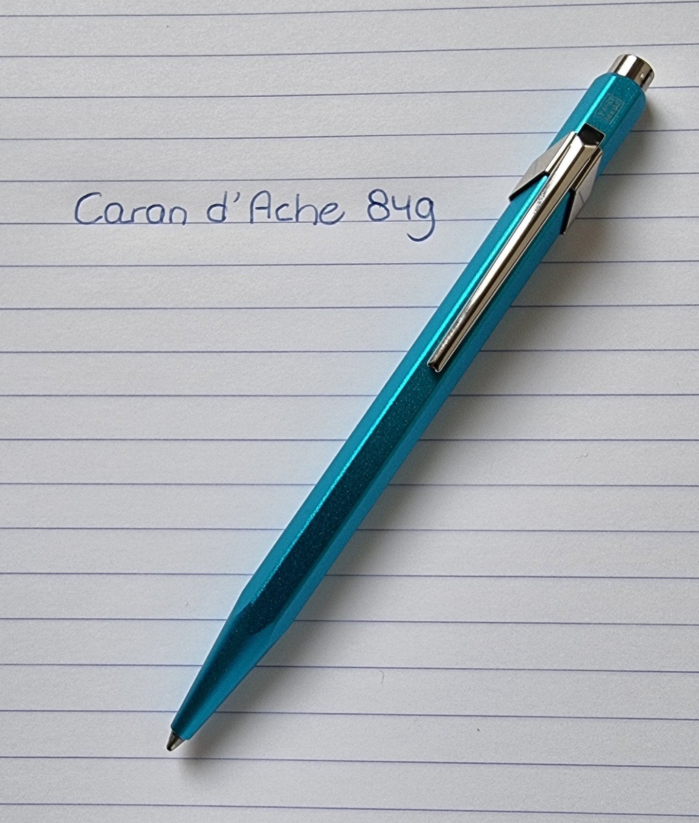 Nieuwe Caran d'Ache 849 turqoise, Ophalen of Verzenden, Nieuw