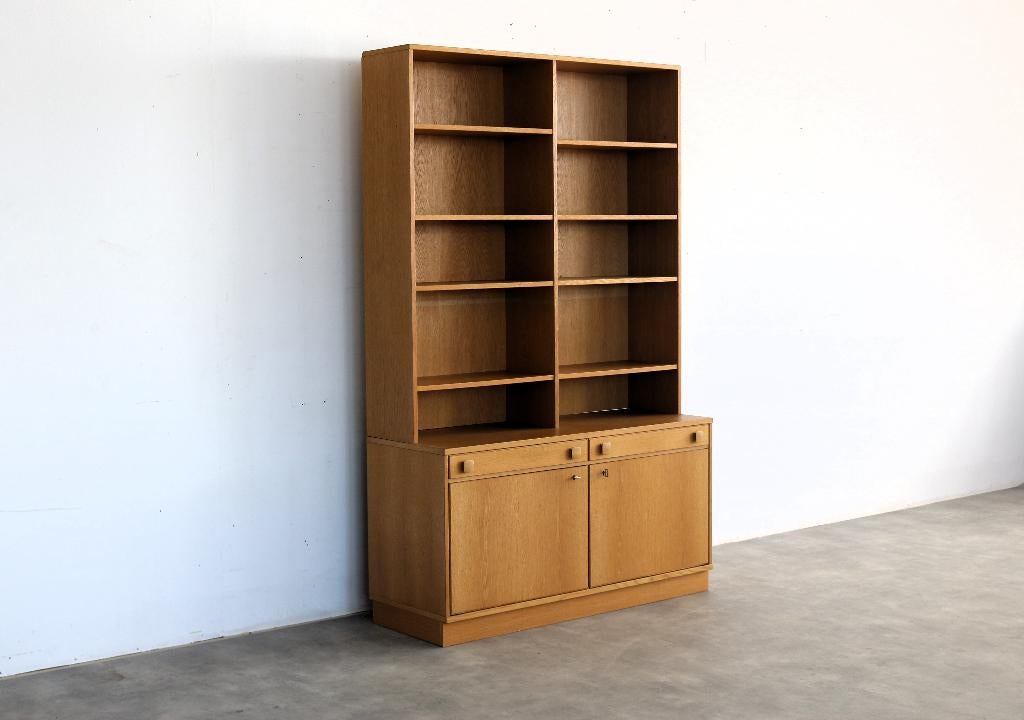vintage boekenkast | eiken | jaren 60 | Ulferts, ., Eikenhout, ., 150 tot 200 cm