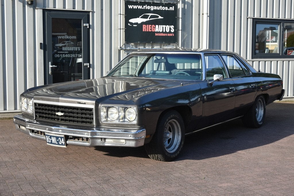 Chevrolet Impala 1 BL 69 Sport 350 ci Bouwjaar 1976. Nederla, Automaat, Achterwielaandrijving, Chevrolet, Zwart