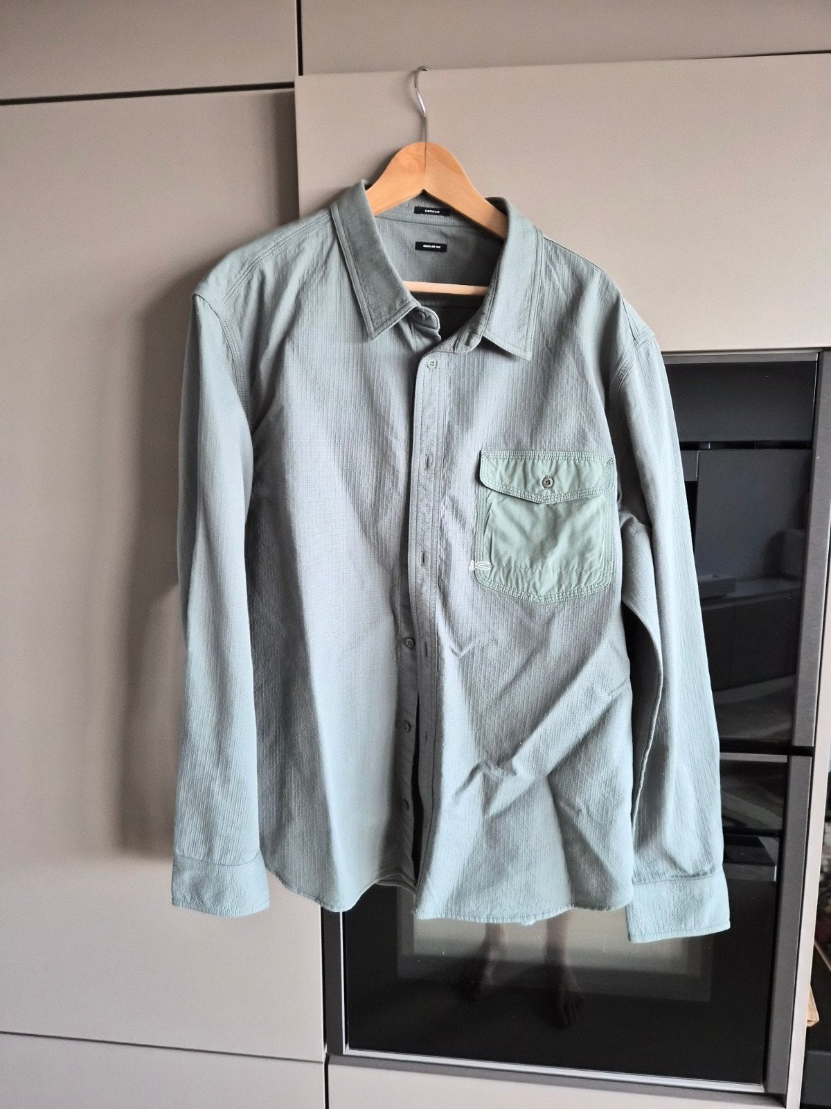 Denham xxl, Kleding | Heren, Ophalen of Verzenden, Zo goed als nieuw, Overige halswijdtes, Groen