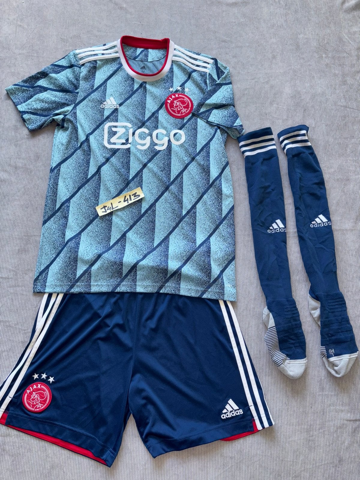Ajax tenue Large 2020/2021, adidas fside afca 34 020, Maat XS of kleiner, Verzenden, Zo goed als nieuw, Shirt