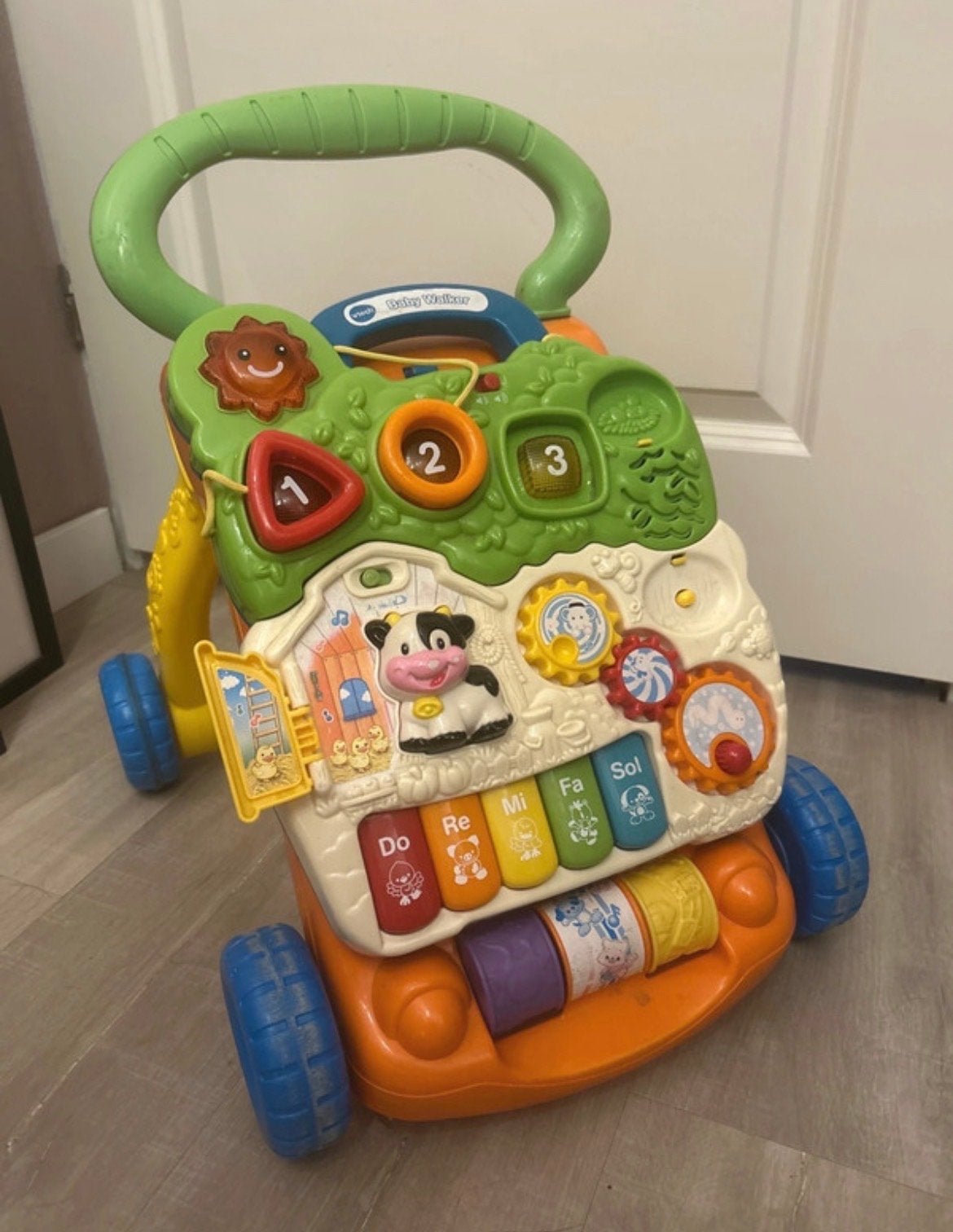 VTech Baby Walker - Loopwagen met activiteitenpaneel, Kinderen en Baby's, Speelgoed | Babyspeelgoed, Ophalen of Verzenden, Gebruikt