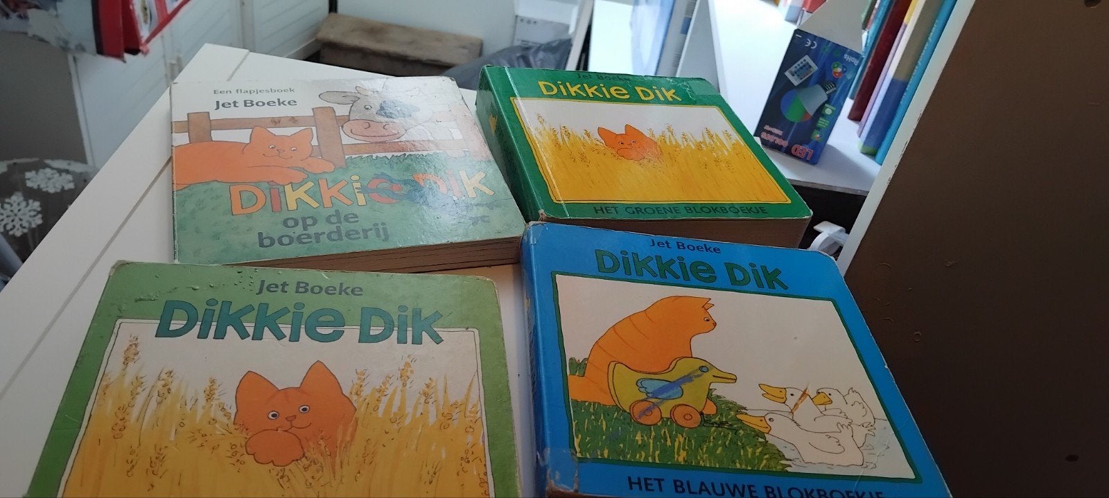 Dikkie Dik boeken - 4 stuks - Jet Boeke, Ophalen of Verzenden