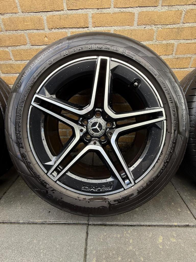 Mercedes GLC Velgen met Banden (19 inch Breedset) –Topstaat!, Auto-onderdelen, Banden en Velgen, Gebruikt, Velg(en), 235 mm, Personenwagen