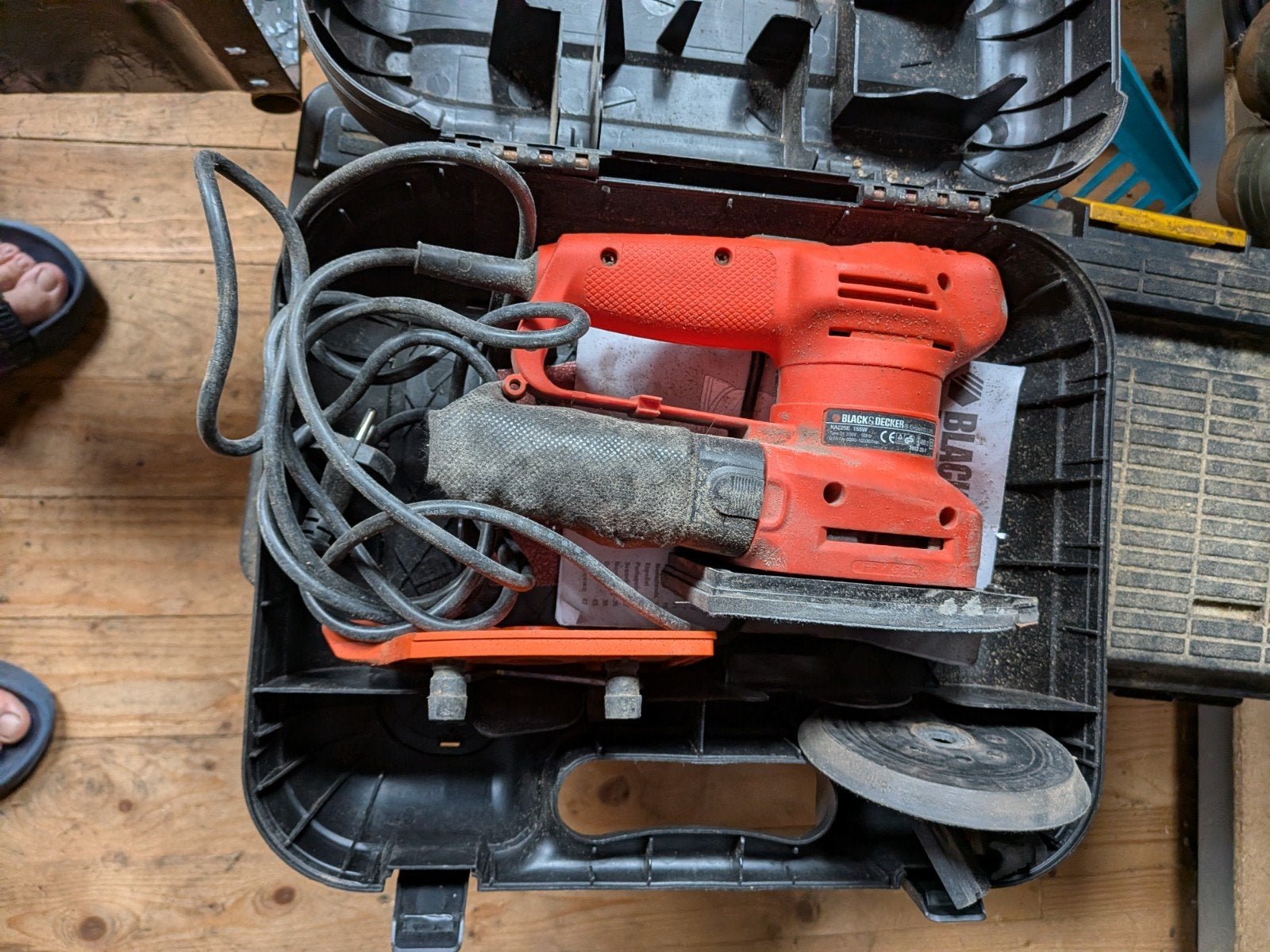 Black &Decker schuurmachine, Ophalen, Gebruikt, Minder dan 600 watt, Vlakschuurmachine