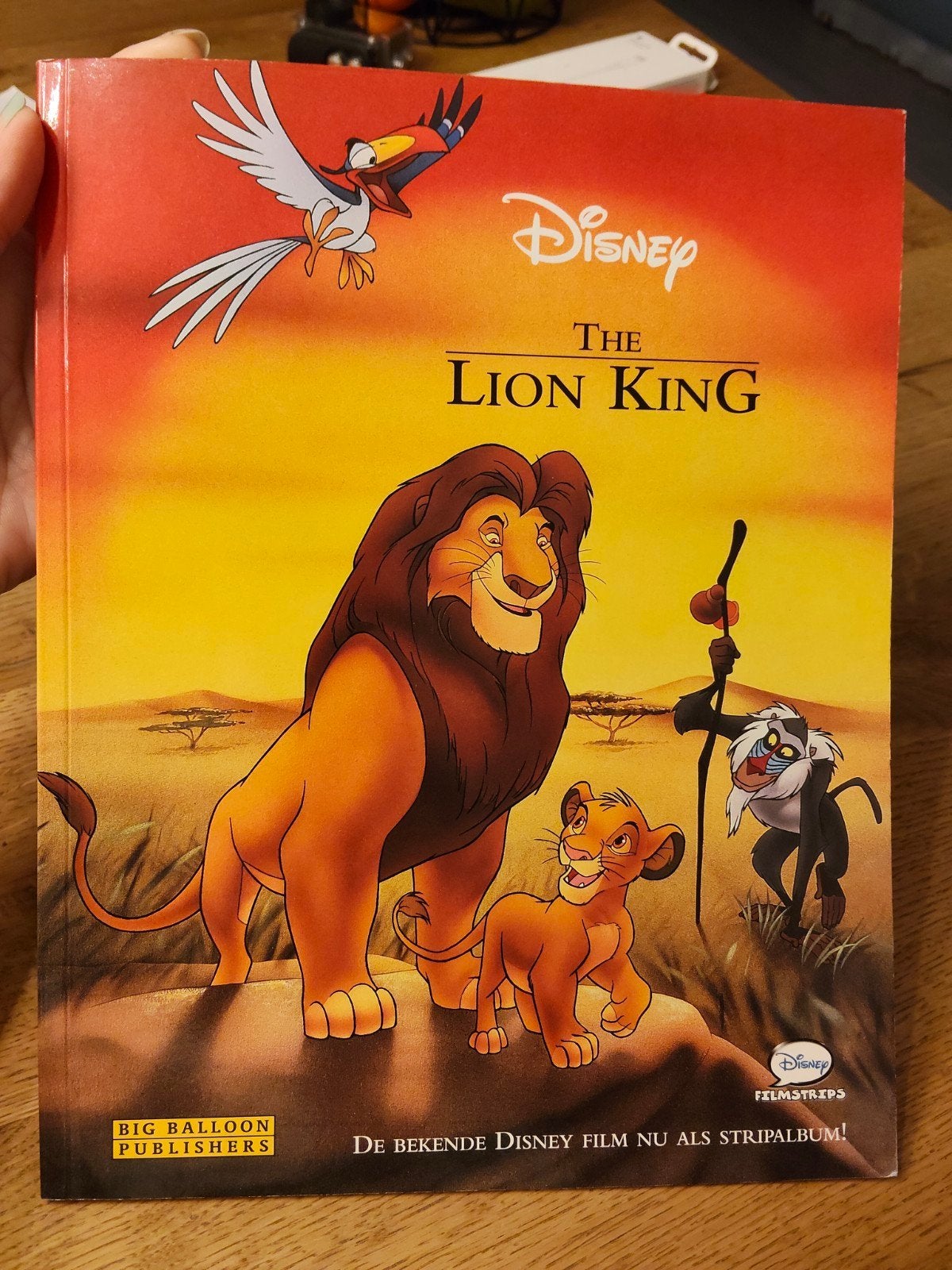 disney the lion king filmstrip, Boeken, Stripboeken, Eén stripboek, Ophalen of Verzenden, Zo goed als nieuw, Walt Disney