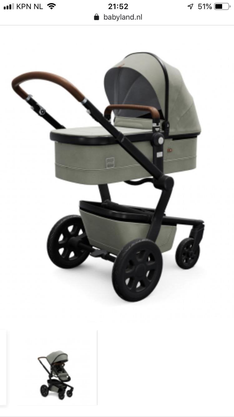 Joolz day3 daring grey kinderwagen – incl. alle toebehoren, Zo goed als nieuw, Combiwagen, Verstelbare duwstang, Ophalen