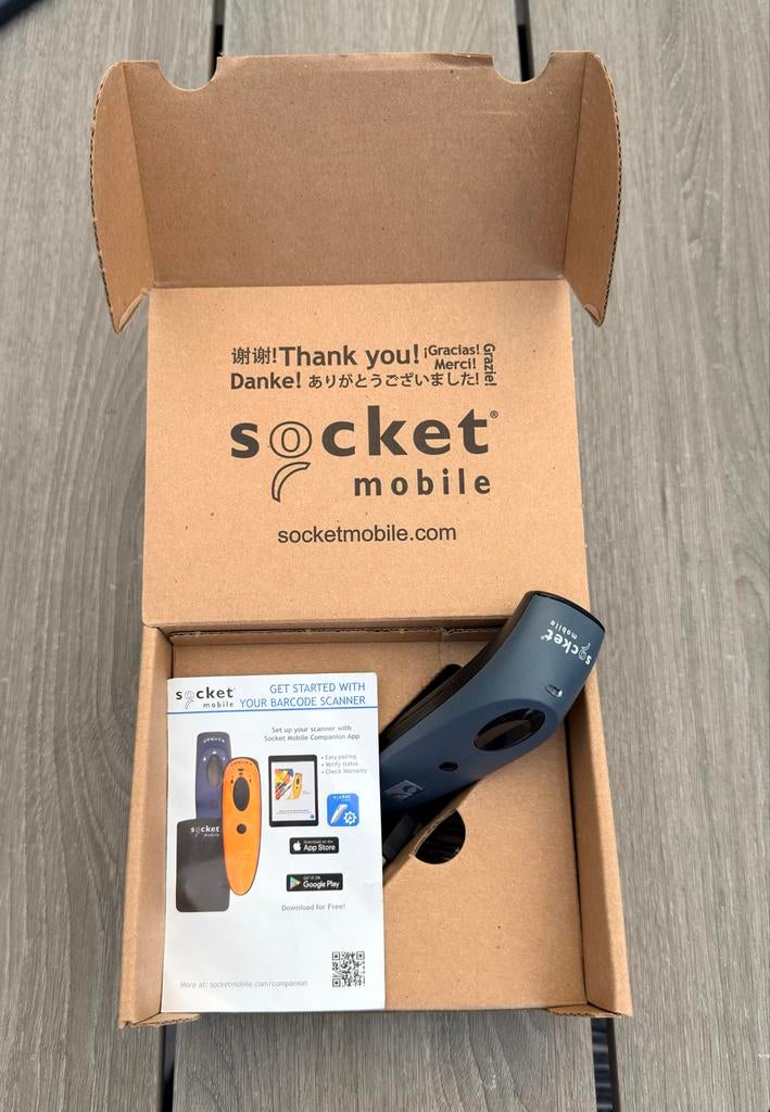Socket Mobile Draadloze Bluetooth Scanner (iOS compatibel), Computers en Software, Ophalen of Verzenden, Zo goed als nieuw, Mobiele scanner