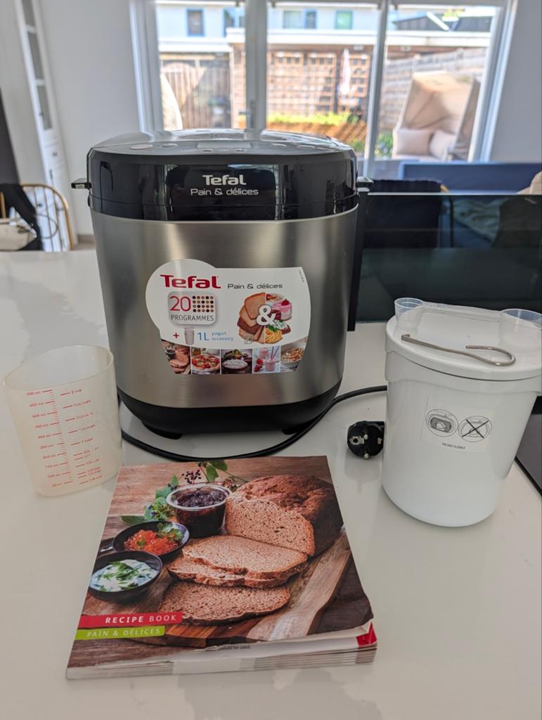Tefal Pain & Délices Broodbakmachine met 20 programma's, Witgoed en Apparatuur, Broodbakmachines, Ophalen of Verzenden, Zo goed als nieuw