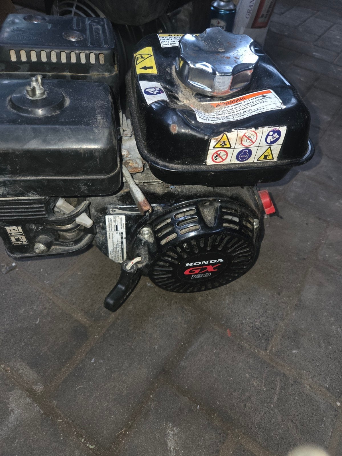 Honda gx 120, Ophalen, Gebruikt, Benzinemotor, 1800 rpm of meer