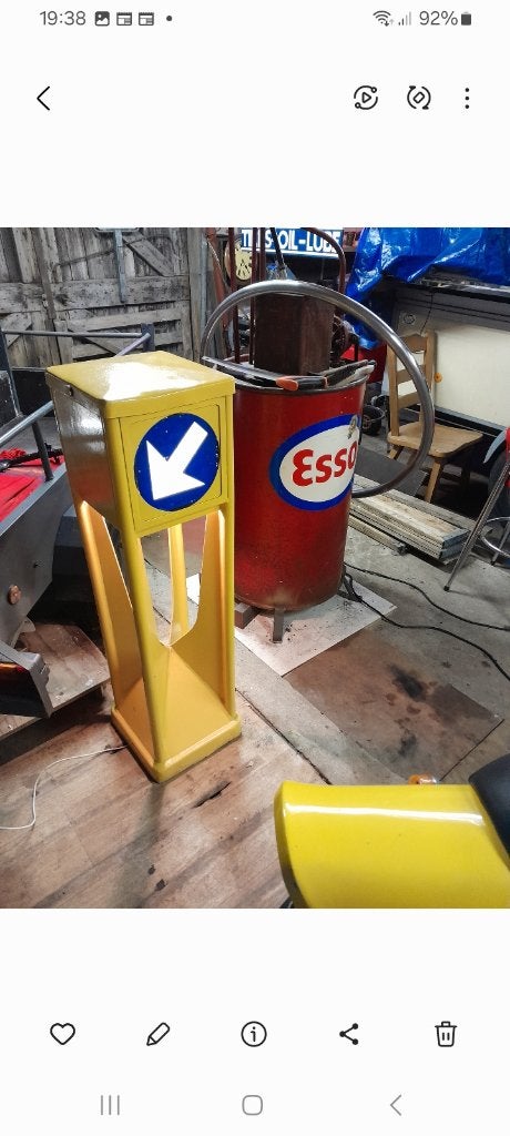 Vintage verkeerzuil !!!, Ophalen, Gebruikt