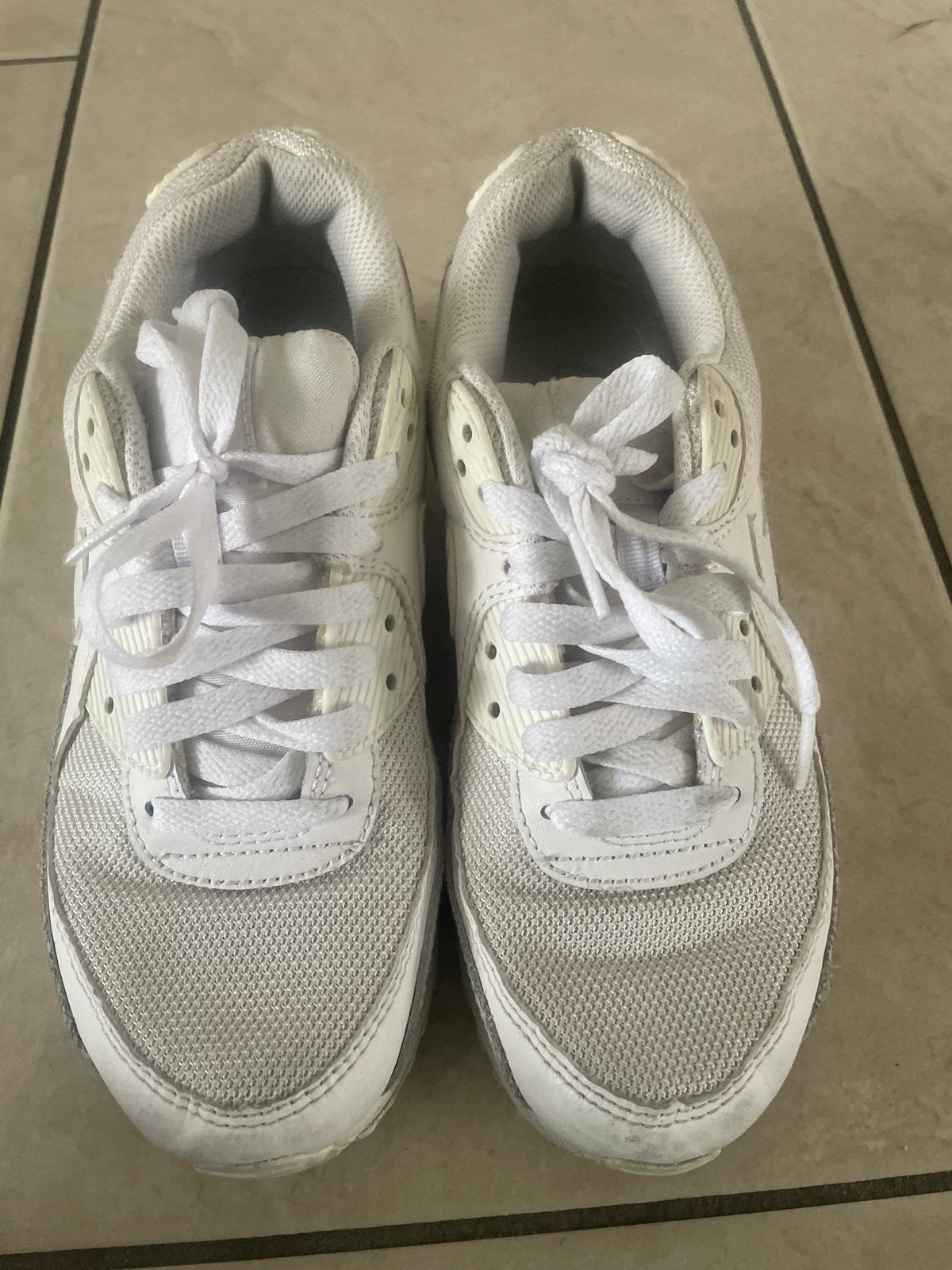 Nike Air Max sneakers wit maat 38 voor meisjes, Ophalen, Wit, Sneakers of Gympen, Zo goed als nieuw