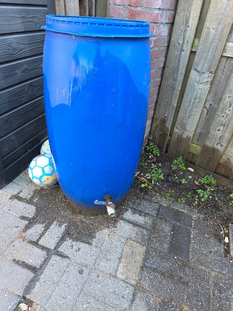 Regenton met kraan, Tuin en Terras, Regentonnen, Ophalen, Kunststof, Gebruikt, Met kraantje