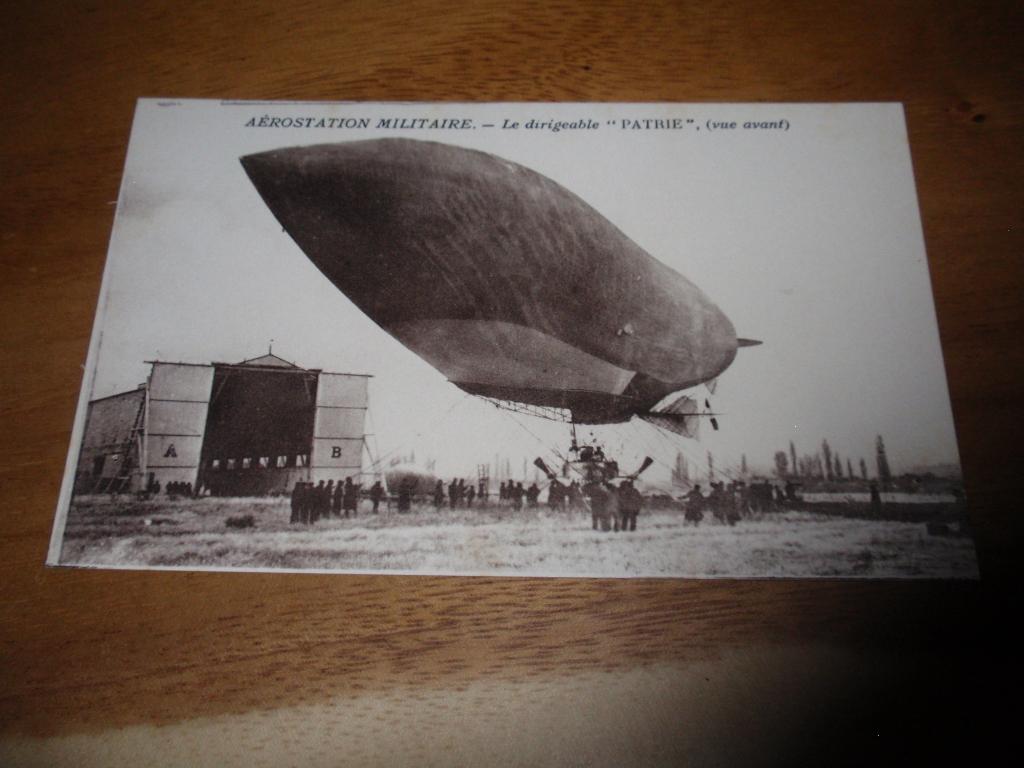 Franse Zeppelin Patrie Militair, Verzenden, Voor 1920, Ongelopen, Voertuig
