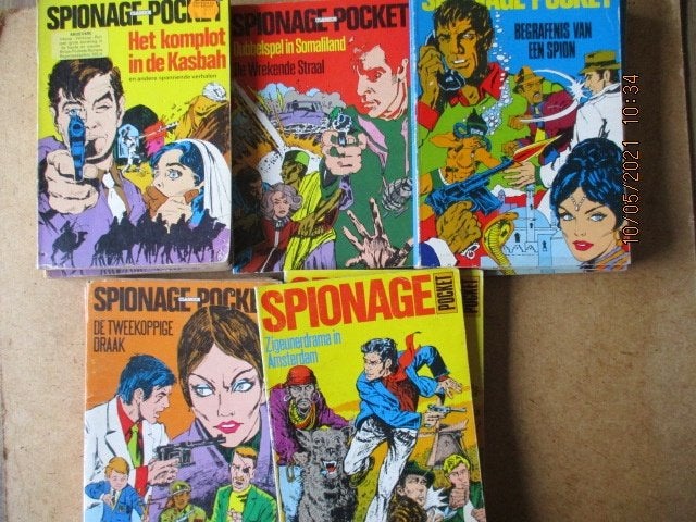 adv2009 spionage pocket, Eén stripboek, Ophalen, Gelezen