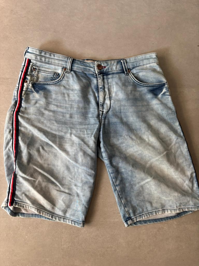 Petrol Industries korte spijkerbroek - maat L, Kleding | Dames, Kort, Blauw, Maat 42/44 (L), Ophalen of Verzenden