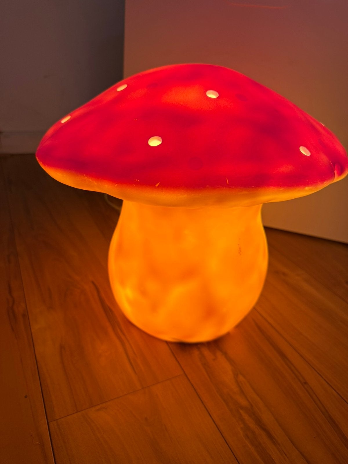 heico lampen lamp vliegenzwam roze, Kinderen en Baby's, Kinderkamer | Inrichting en Decoratie, Roze, Ophalen, Gebruikt, Lamp