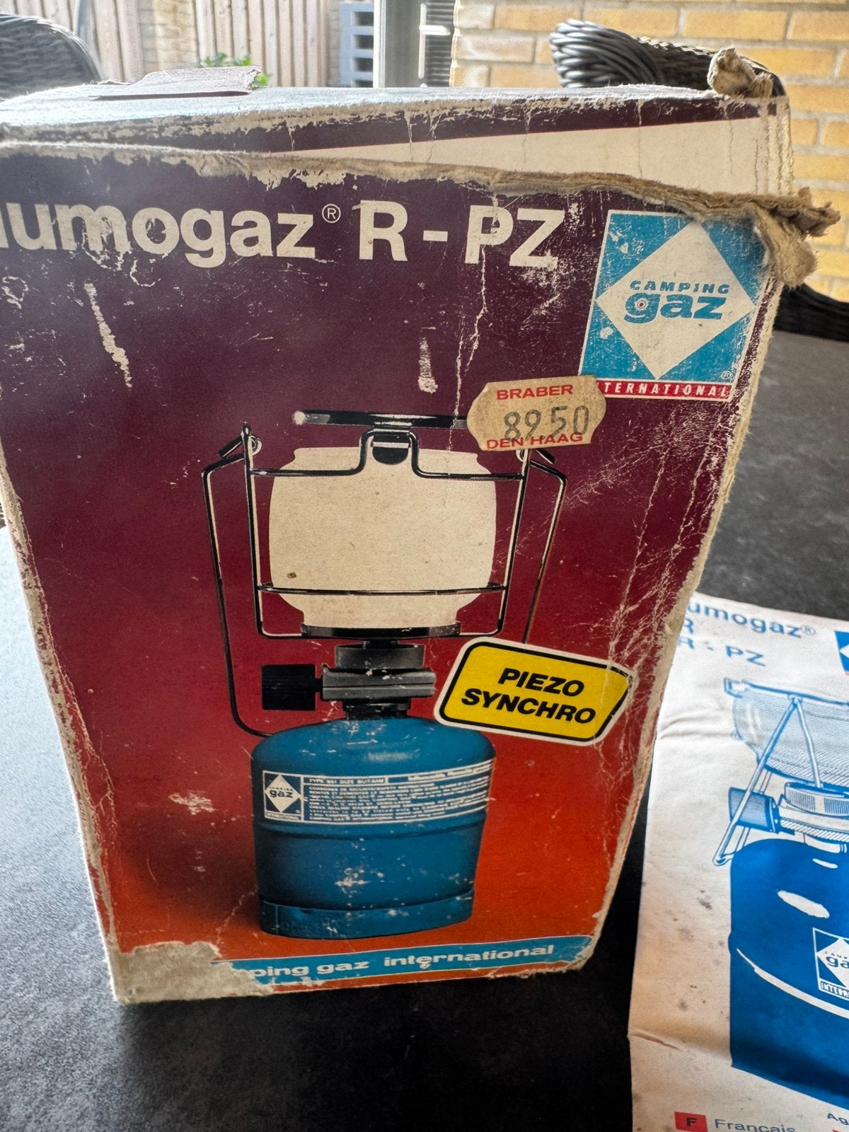 campinggas lamp, Ophalen, Zo goed als nieuw