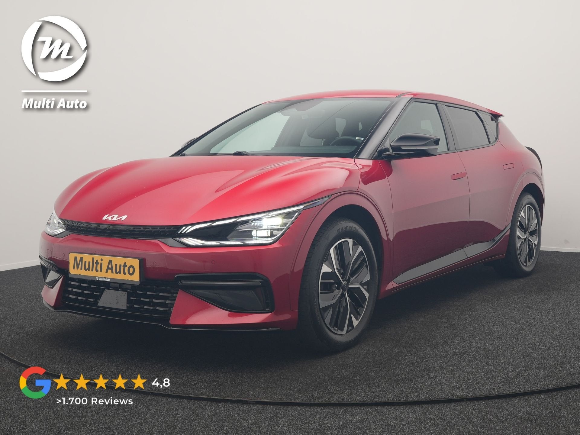 Kia Ev6 GT-Line 77.4 kWh 229pk Dealer O.H. | SOH 97,4% | Ada, Auto's, Automaat, Achterwielaandrijving, Gebruikt, Zwart