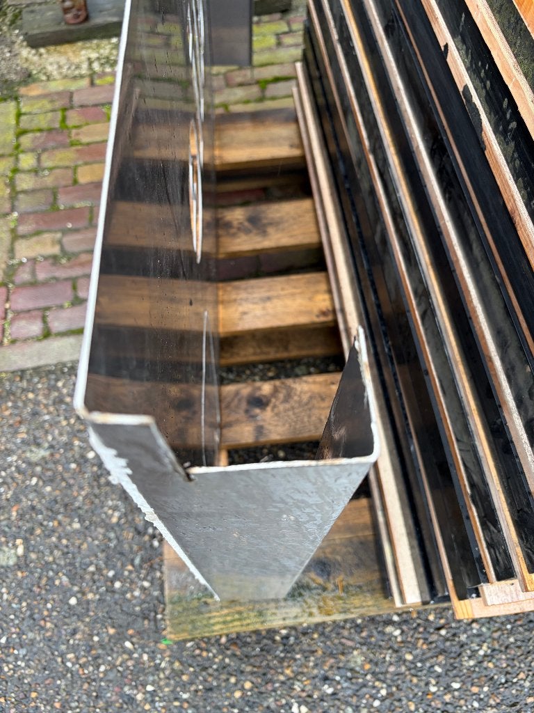 RVS Tandarts bord wandbord balie bord ( 205 ), Ophalen