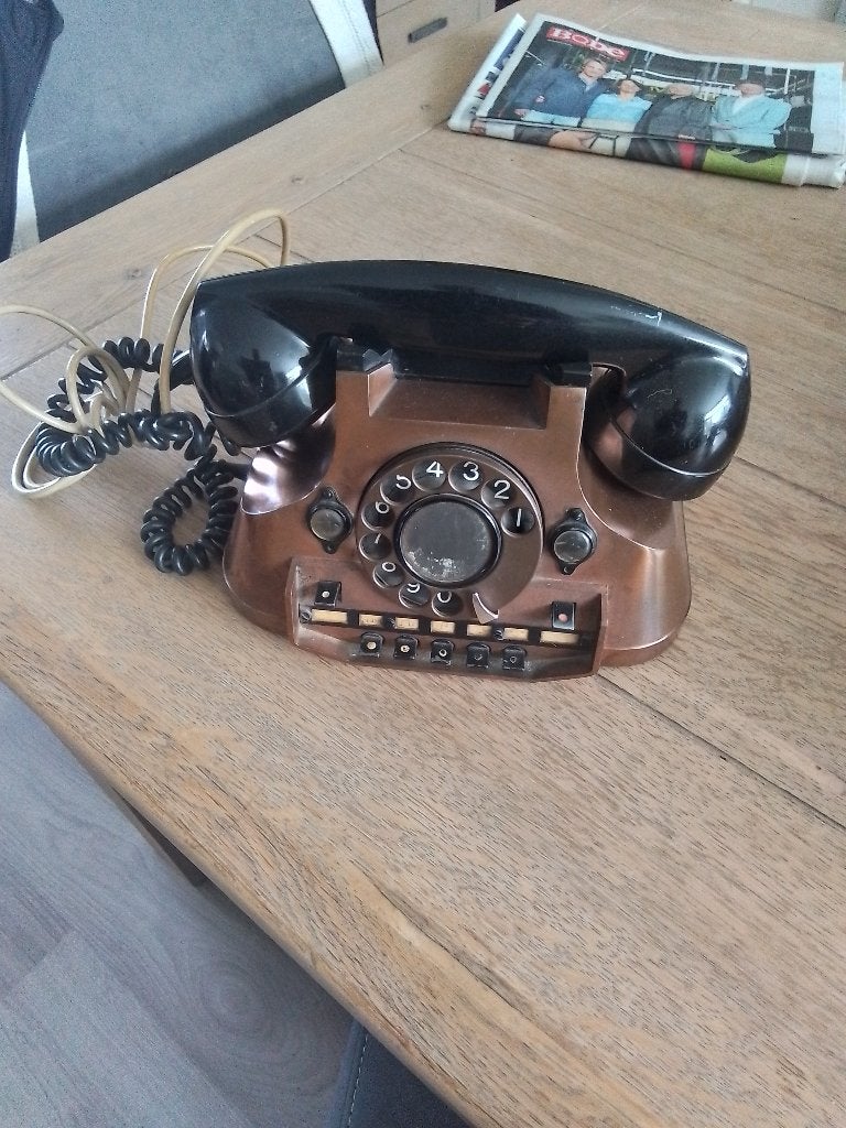 Koperen telefoon, Ophalen of Verzenden