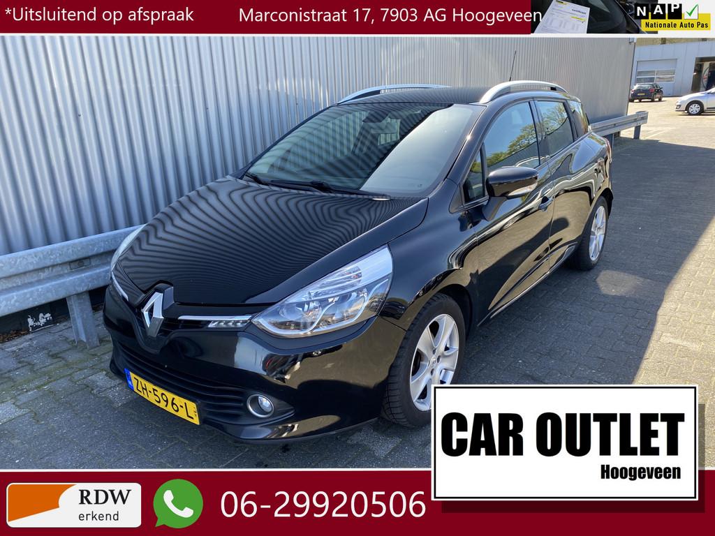 Renault Clio Estate 0.9 TCe Dynamique 158Dkm, Clima, Navi, B, Voorwielaandrijving, Stof, Zwart, Handgeschakeld