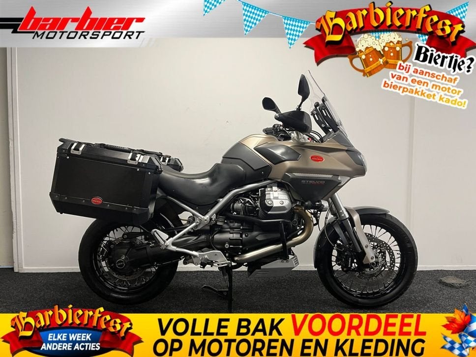⭐️⭐Moto Guzzi STELVIO 1200 NTX ABS (bj 2011)⭐️⭐, Motoren, 2 cilinders, Moto Guzzi, Motorrijbewijs A, Bedrijf
