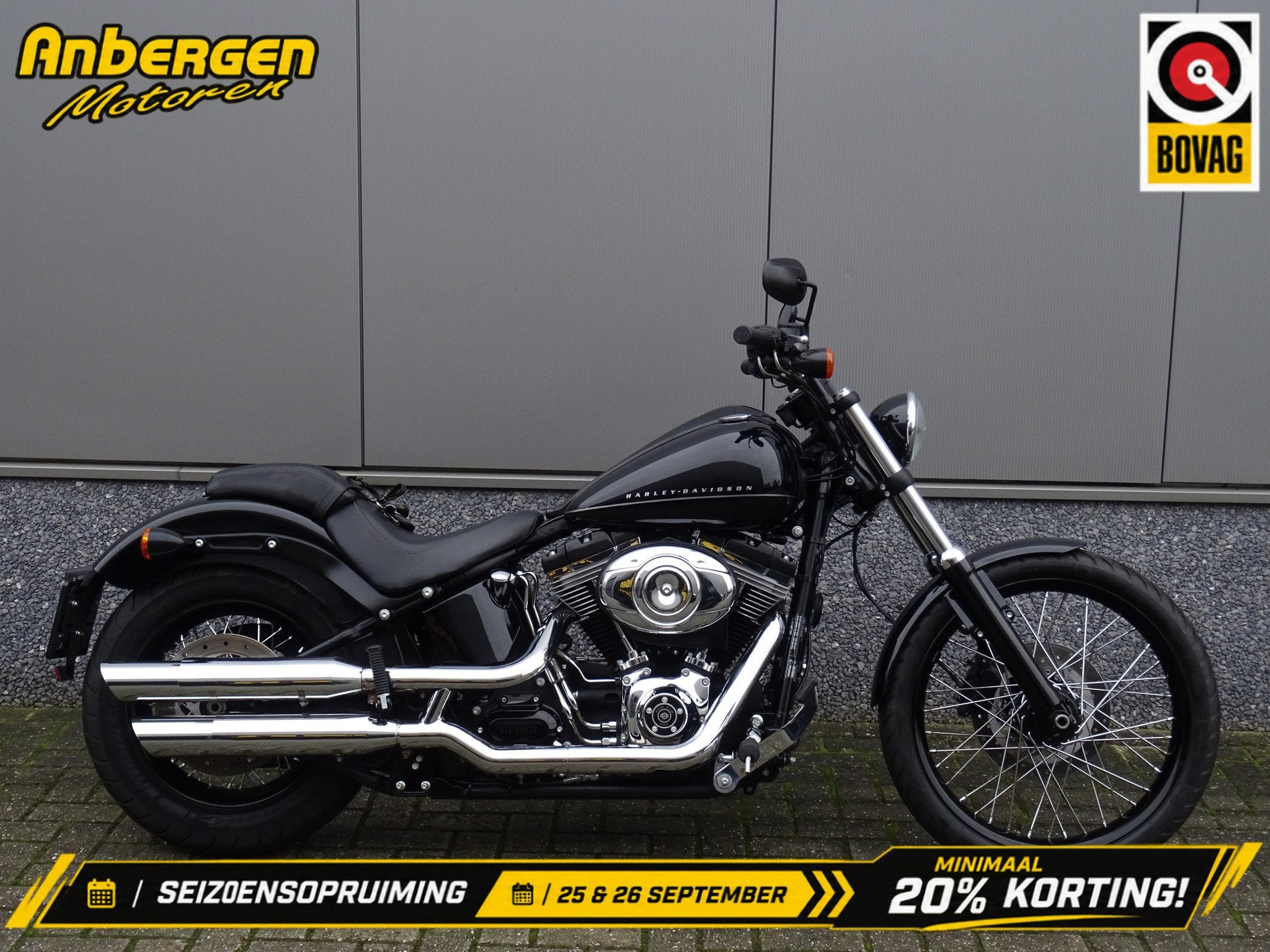 Harley-Davidson FXS SOFTAIL BLACKLINE (bj 2011), Motoren, Chopper, 1585 cc, Gebruikt, Bedrijf