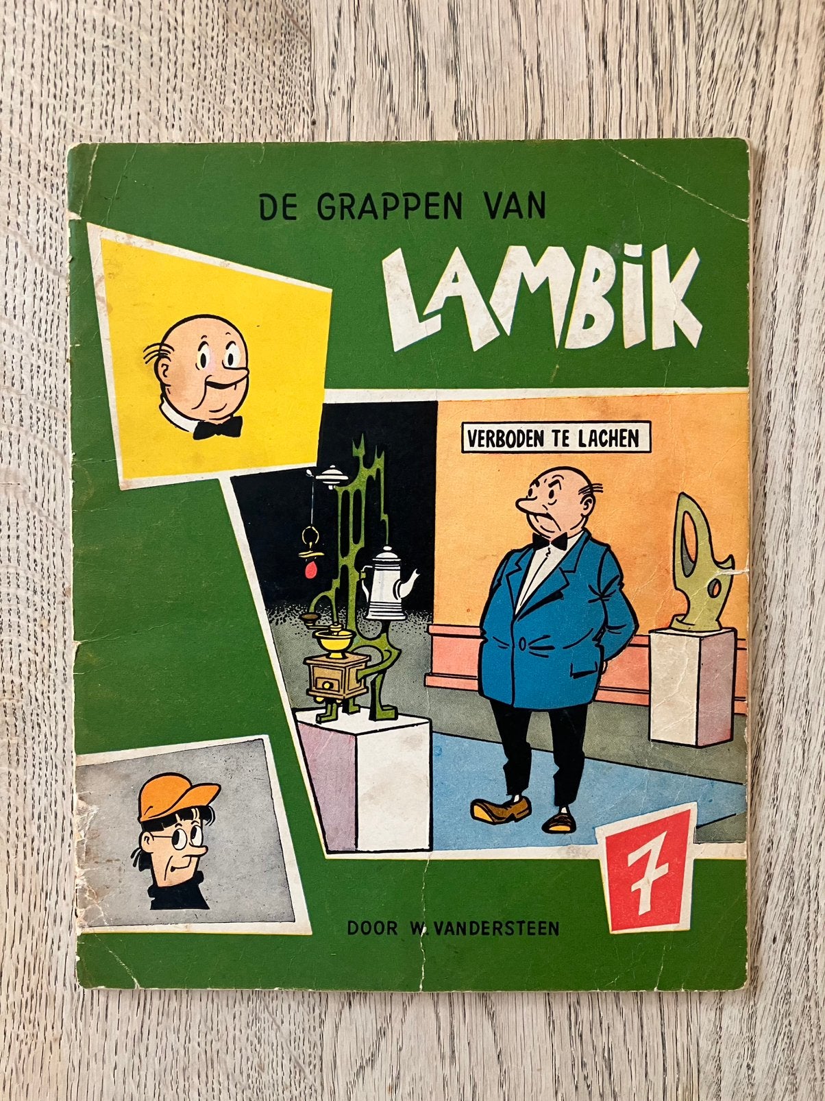 Lambik - 7 - 1e druk 1962, Gelezen, Verzenden, Willy Vandersteen, Eén stripboek
