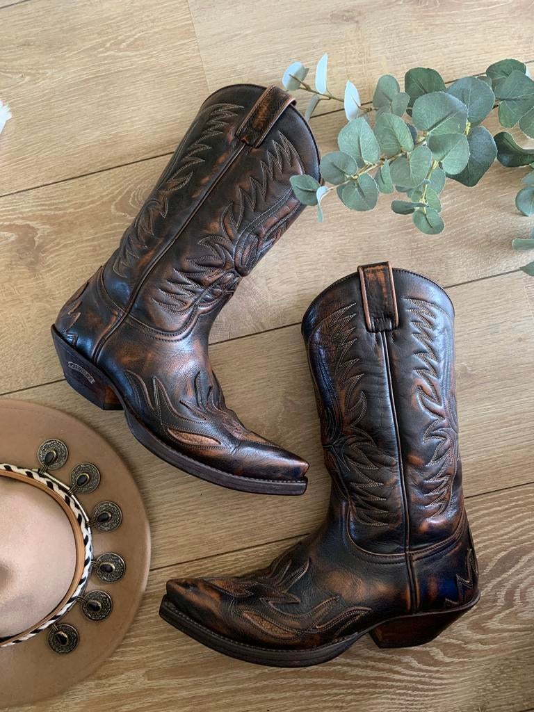 Sendra cowboylaarzen 39 western boots bohemian laarzen, Hoge laarzen, -, Ophalen of Verzenden, Zo goed als nieuw